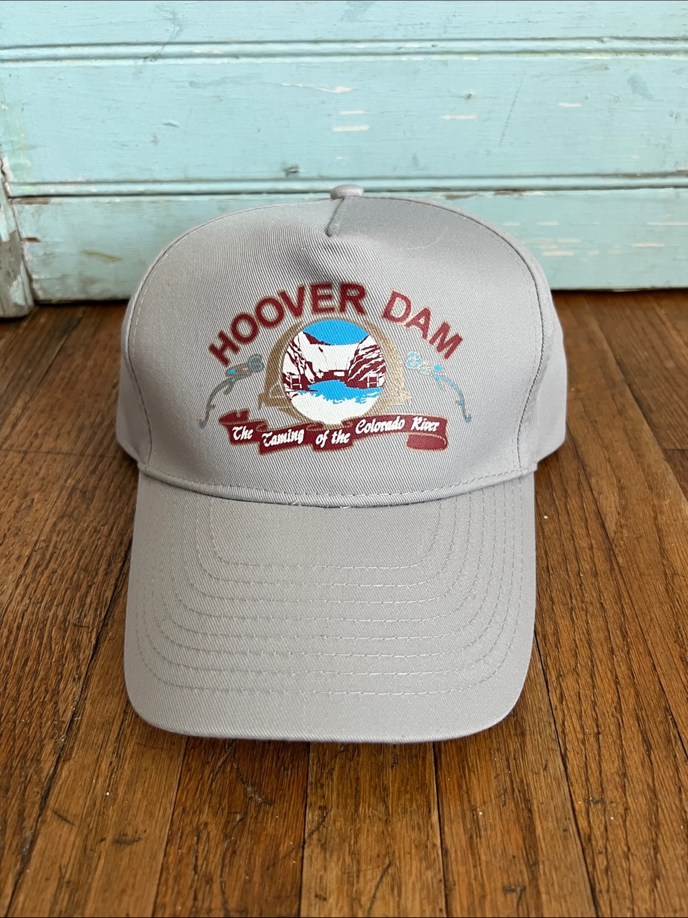 Vintage Nissun Hoover Dam Colorado Adjustable Snap Back Hat